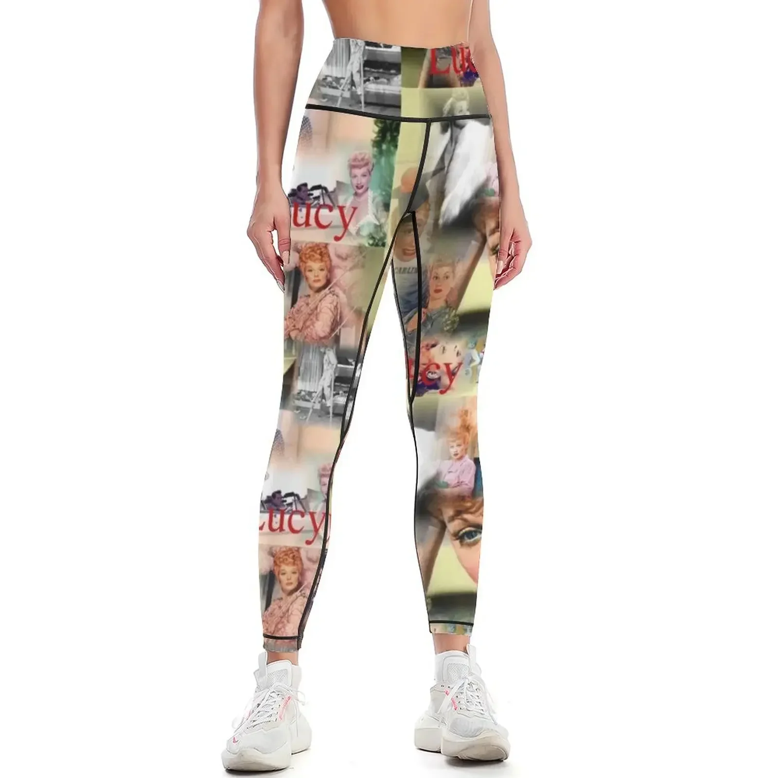 Lucy Lucy Lucy Leggings Sweatpants legging pants raises butt legging gym Women's fitness Womens Leggings