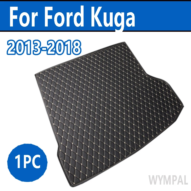 Alfombra para maletero de coche, accesorio para estilizar el coche, para Ford Kuga Escape 2013, 2014, 2015, 2016, 2017, 2018