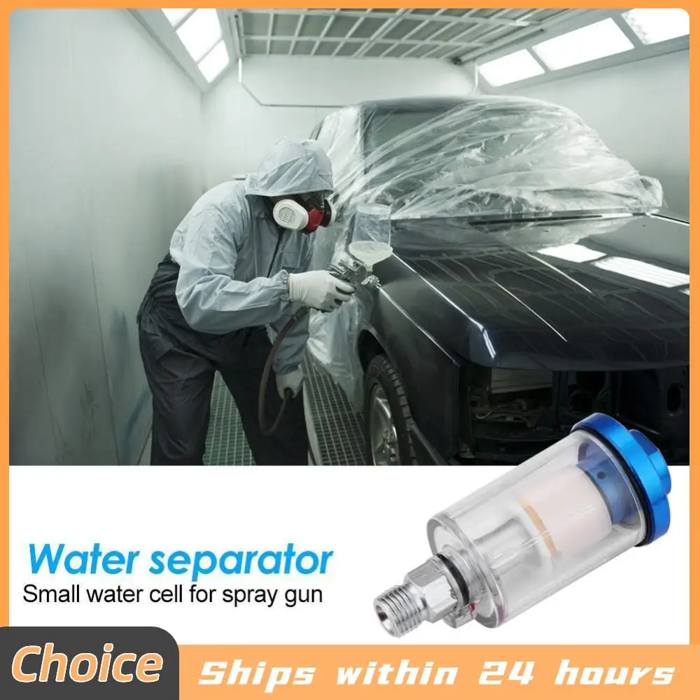 

1/4 Inch Water Oil Separator Inline for Air Compressor Spray Paint Air Hose Filter Moisture Trap Pneumatic Tool Parts