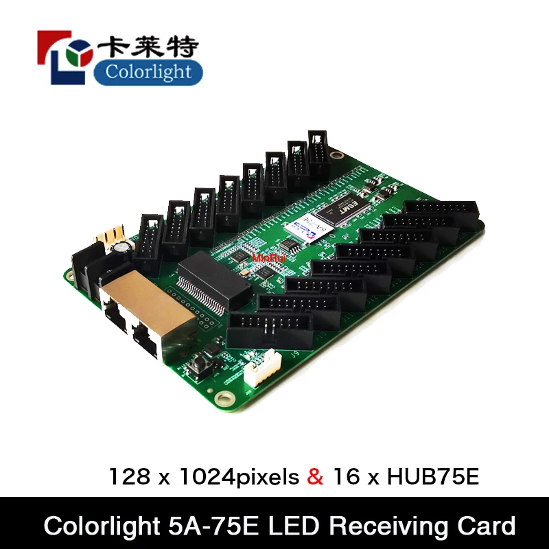 

Полноцветная светодиодная приемная карта Colorlight 5A-75E, 16 портов HUB75E, диапазон управления: 128 x 1024 пикселей