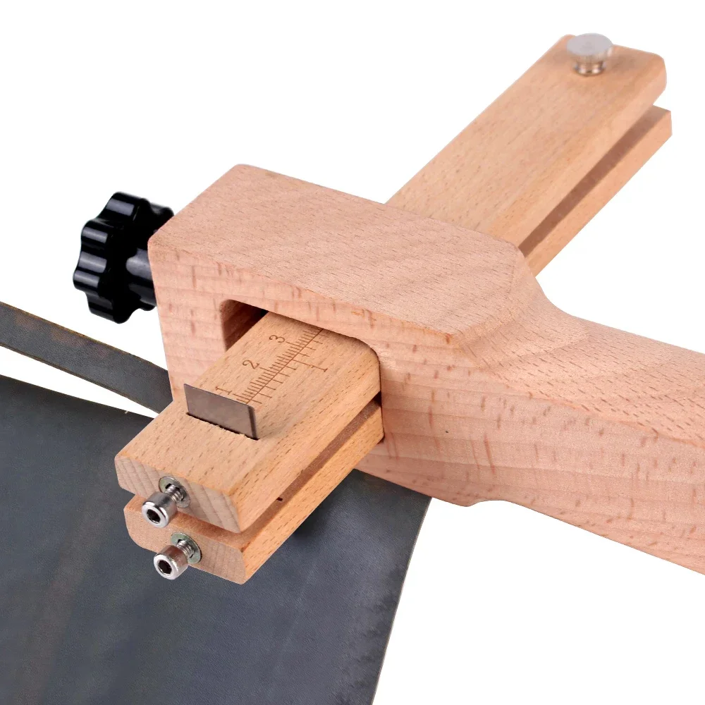 

Leather Strap Cutter Adjustable Leather Craft Strip Belt Maker Hand Cutting Tool Leather Tools