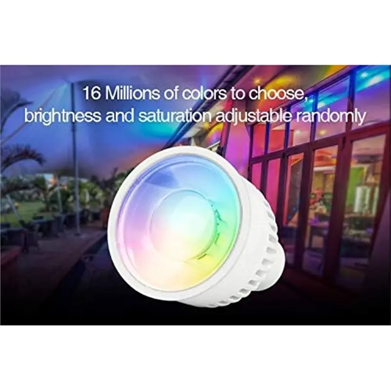 T21C FUT106ZR Intelligent LED Spotlight 6W GU10 Zigbee 3.0+ 2.4G TUYA RGB+ CCT Brightness/Color Temperature Adjustment