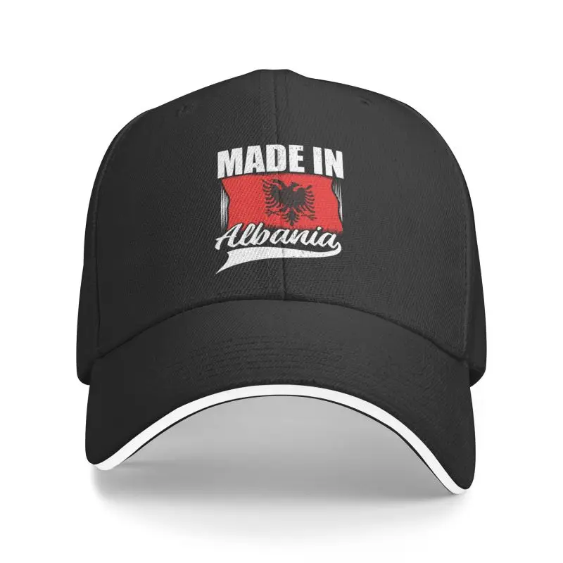 Fashion Made In Albania Baseball Cap Women Men Custom Adjustable Unisex Proud Albanian Dad Hat Spring