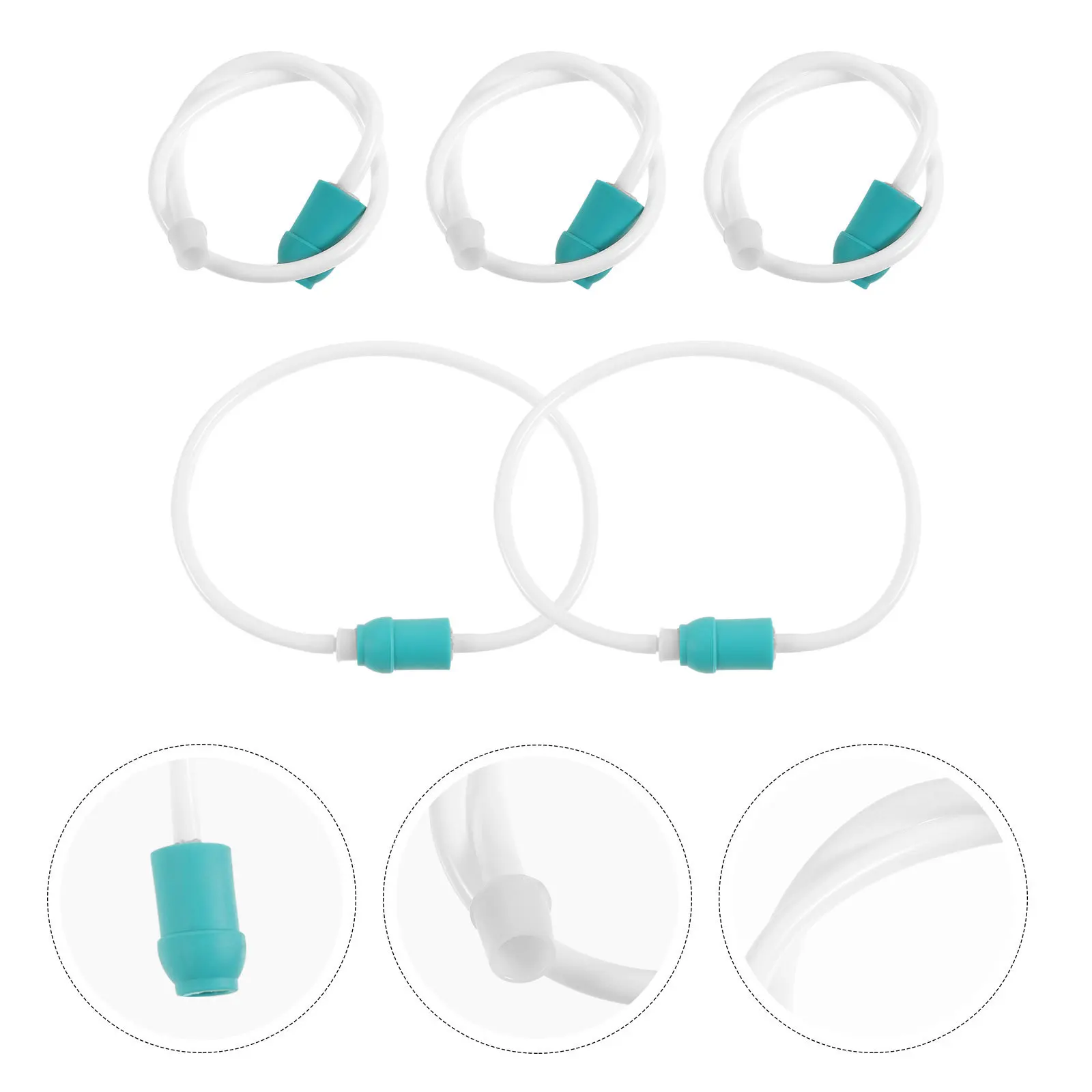 

5Pcs Cupping Extension Tubes Plastic Vacuum Hose Replacement for Cupping Machine Connecting Lines Accessories Vacuum Machine