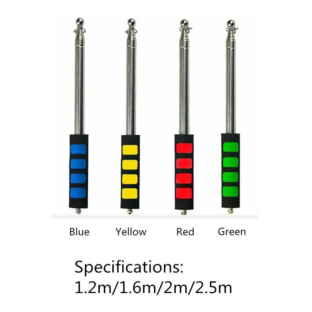 Ppt Präsentation 1,4 m/1,6 m/2m Handheld Windsack Reiseleiter Fahnenmast Lehrer Zeiger Hand Fahnenstange Teleskop Fahnenstange