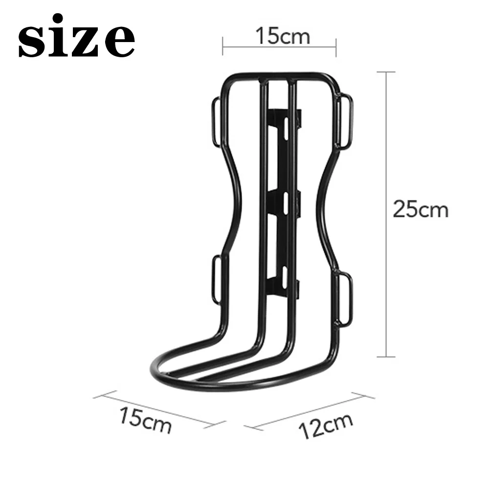 NEWBOLER Bicycle Front Fork Shelf With Metal Bike Fork Bag MTB Road Cycling Racks Load Bearing 10LPortable Bike Bag Accessory