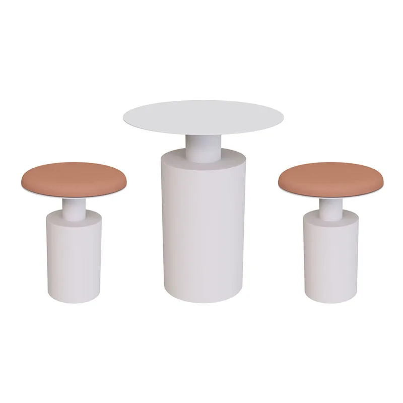 

FQ Simple Design Nordic Ins Stool Coffee Shop Table and Chair Coffee Table Combination