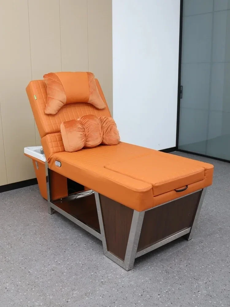TTHead Therapy Bed Shampoo Chair Water Circulation Quick Heating Constant Temperature Integrated Massage Ear Cleaning Facial Bed