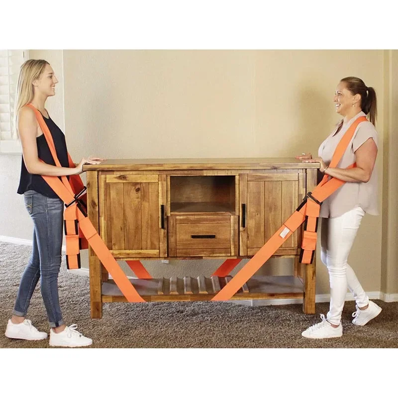 Portable Moving Rope, Labor-Saving Double Shoulder Strap, Shoulder Mobility Belt, Safe Mobile Device