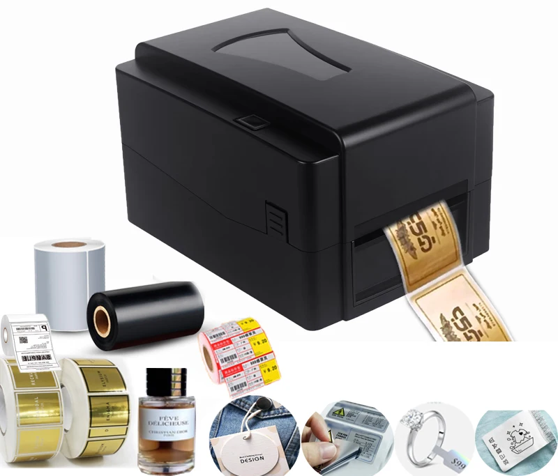 

Factory Price Ribbon Label Printer 203-300DPI USB Thermal Transfer Label Printer Print All Kinds Of Labels Paper PET PVC So On