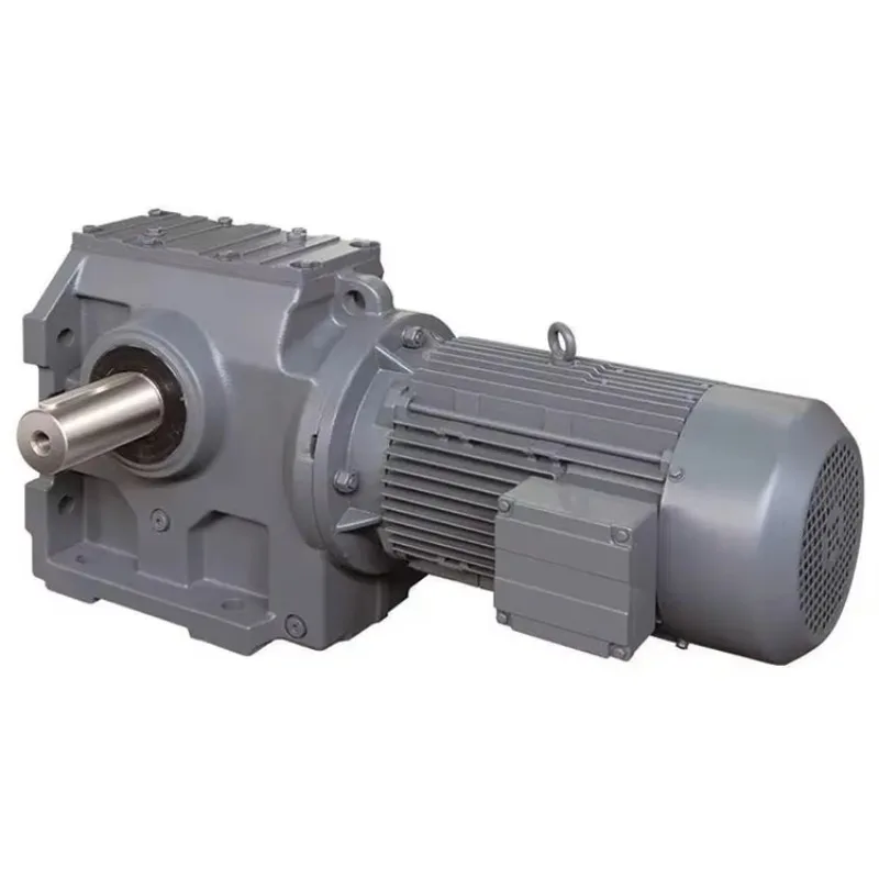 S77 SEWING Helical Worm Geared Motors s Series Speed Reducer Gear Box Assembly With Reducer Gear Box