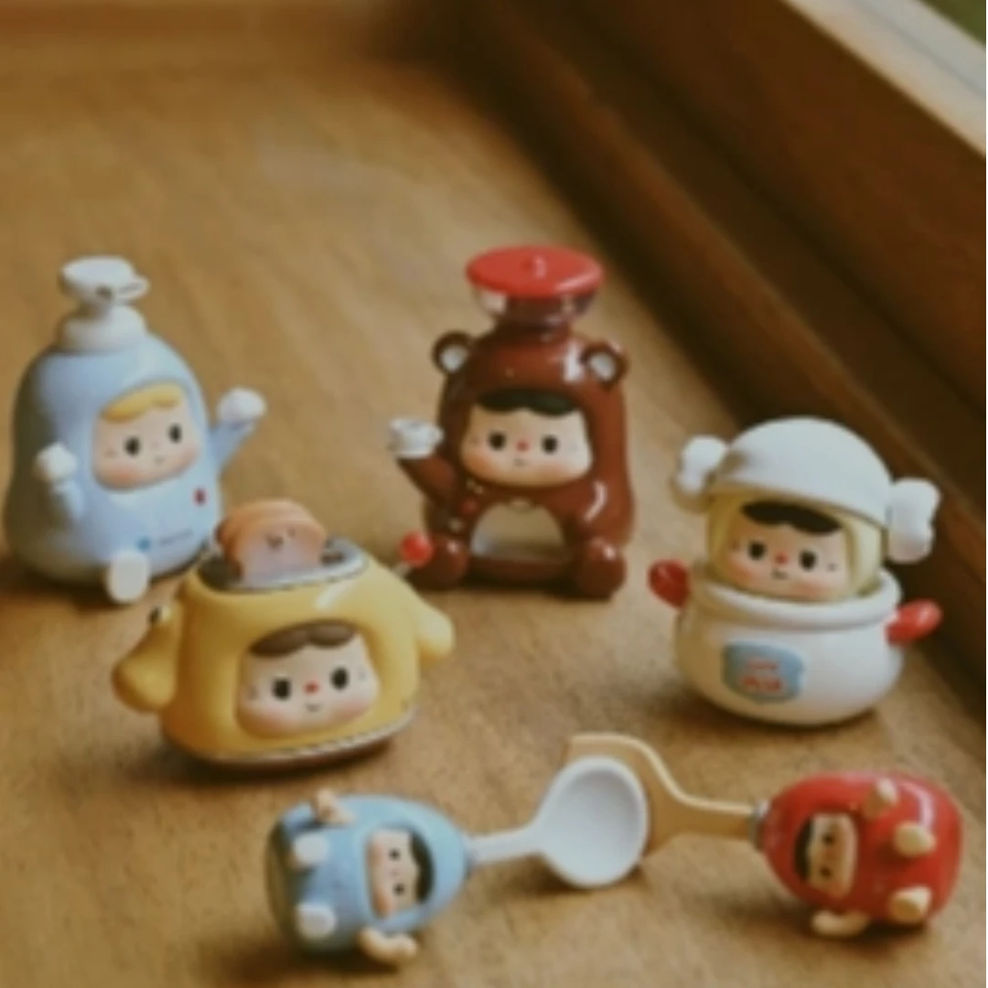 

Heyoneboaos Snall Kitchen Series New Cute Figurine Of Blind Boxes For Collectible Toy Minimalist Cartoon Toy Endearing Gift