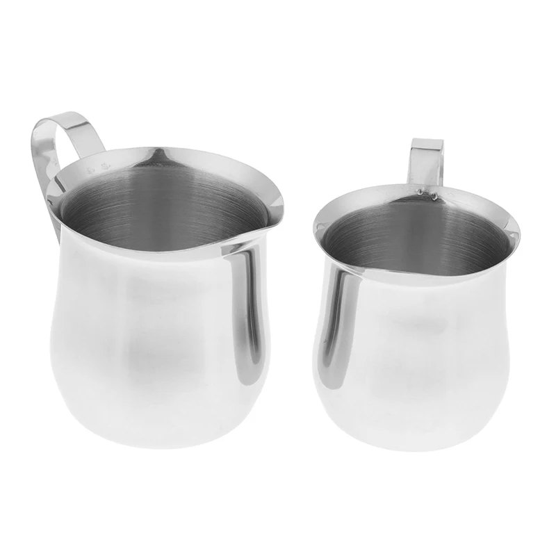 كوب إسبرسو 60-240 مللي كوب إبريق مزبد القهوة والحليب للمطبخ من الفولاذ المقاوم للصدأ كوب قياس مع فوهة صب #5