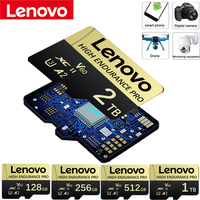 Lenovo 2TB 1TB SD Memory Card Class10 A2 Ultra Micro Card SD Card 256GB 512GB Cartao De Memoria 128GB For Camera Digital Devices
