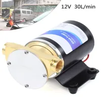 30L/min Self-Priming Water Pump DC 12V 120W IP68 Waterproof Copper Motor Well Pump 2850RPM, 3m Lift for Agricultural Irrigation