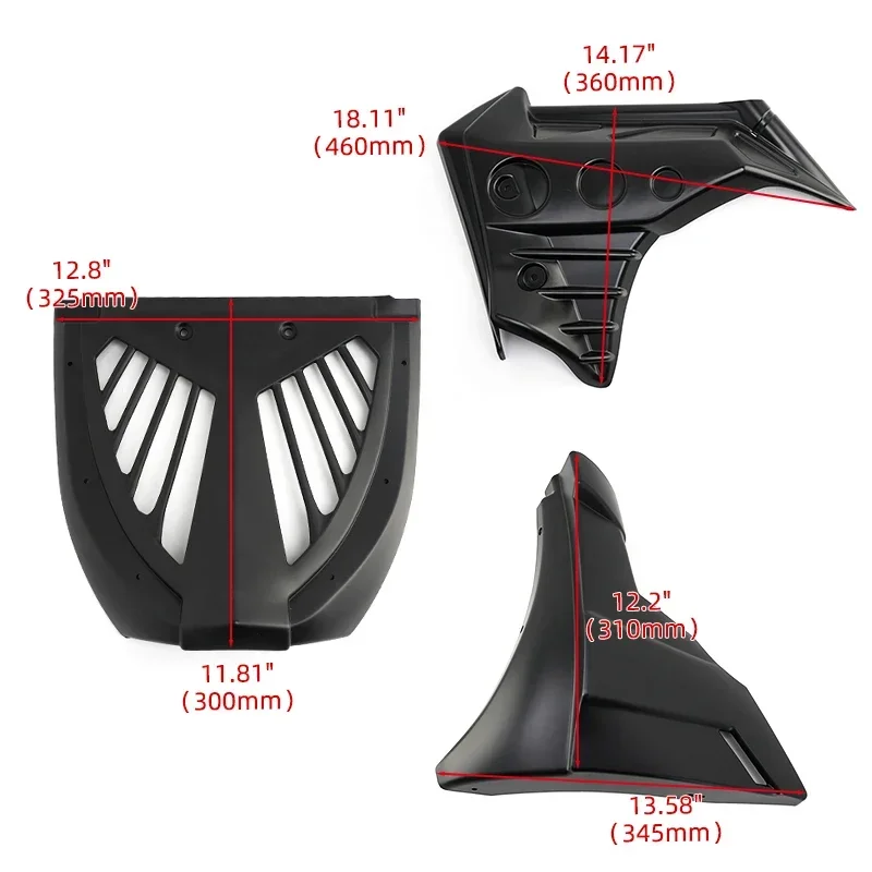 1 Set Motorcycle Engine Frame Fairing Cover Side Belly Pan Fender Under Body For Honda Rebel CMX 300 500 2017-up CMX300/500