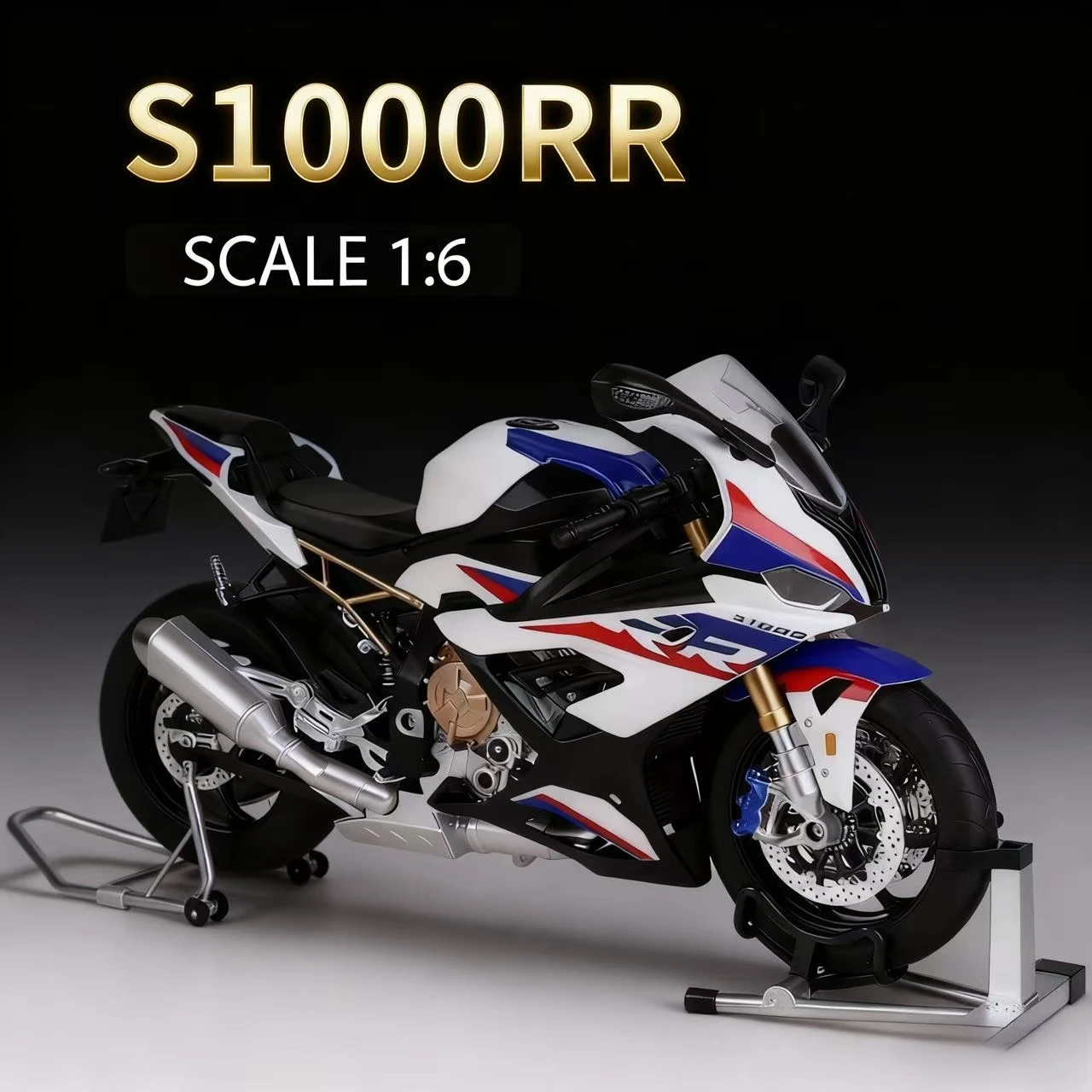 

1:6 Oversized Imitation Alloy Motorcycle Model for BMW S1000RR - Kids Birthday Gift & Collectible Display