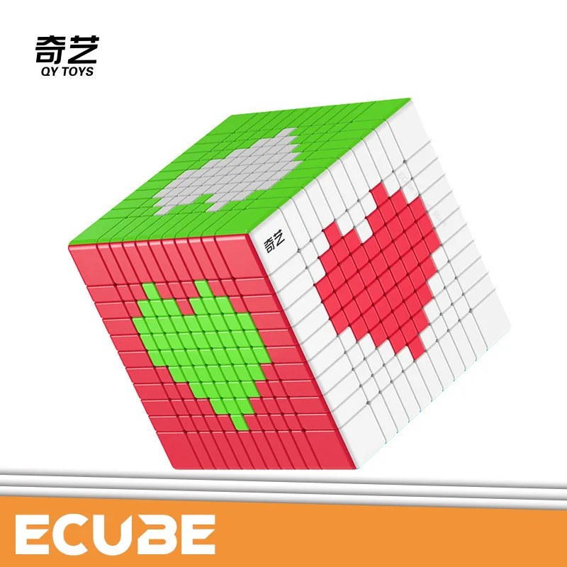 [ECube] QiYi 11x11x11 Cubo mágico Cubo de velocidad profesional para niños alivio del estrés regalo para niños Cubo mágico