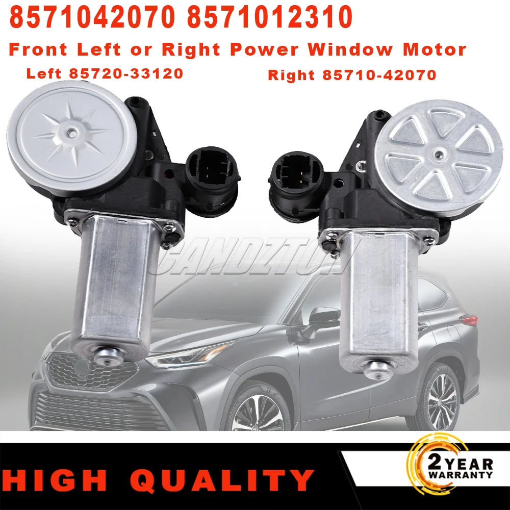 

For Toyota Highlander RAV4 New Front Power Window Motor Internal replacement parts 2 Pins 8572032150 8571042070 car accessories