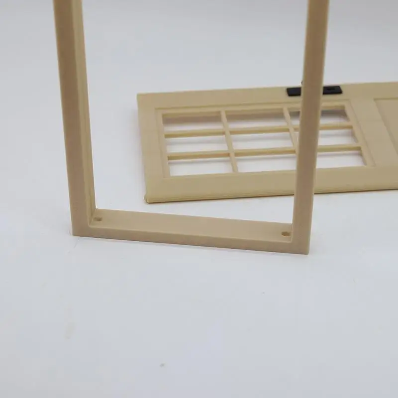 [JN]1 pezzo 1:12 simulazione casa delle bambole porta semplice mini porta apribile modello casa delle bambole accessori per mobili in miniatura