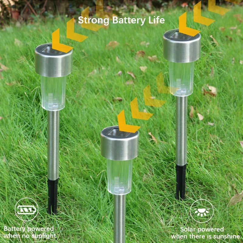Wholesale Solar Outdoor Pathway Lights LED All Weather Lawn Lamp Camping Atmosphere Light for Summer Garden Walkway Patio Glow