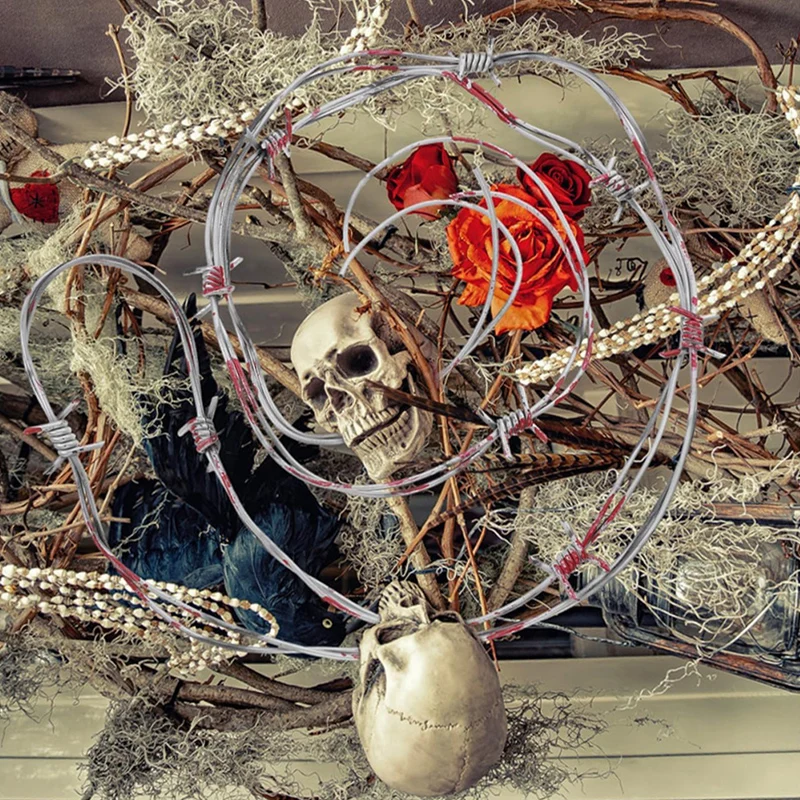 Barbed Wire Halloween Prop for Fence Decoration