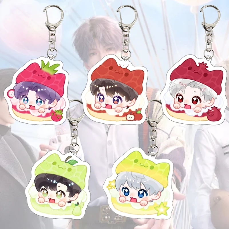 Game Love and Deep Space Q-version Cute Characters Surrounding Acrylic Keychain Backpack Decoration Interesting Creativity 6CM
