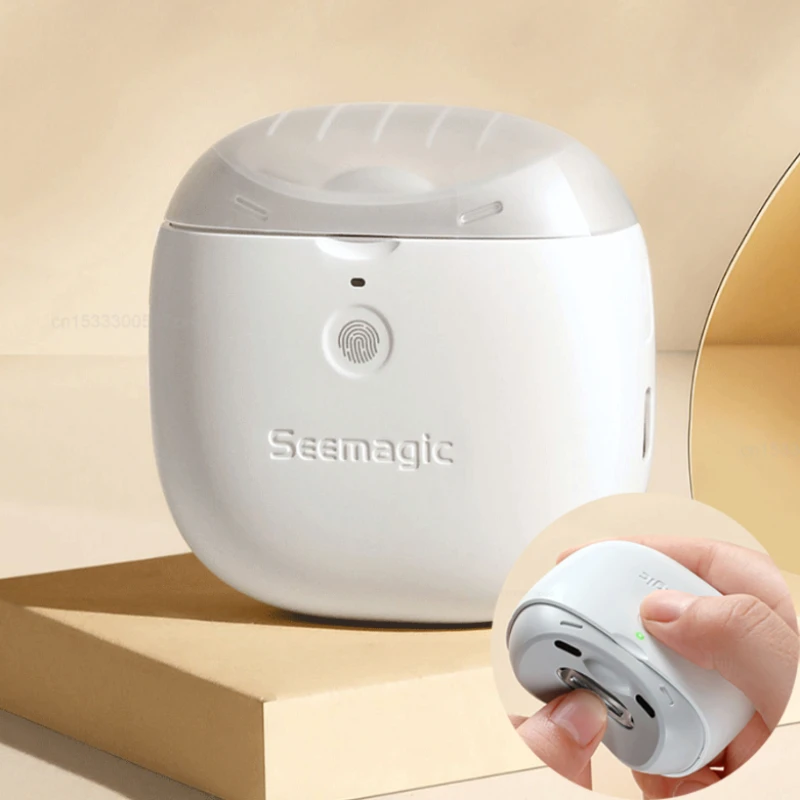 Seemagic-cortaúñas automático eléctrico Pro Touch Start, protección infrarroja, actualización, cortador, afilador de cabeza, tijeras para dedos de los pies