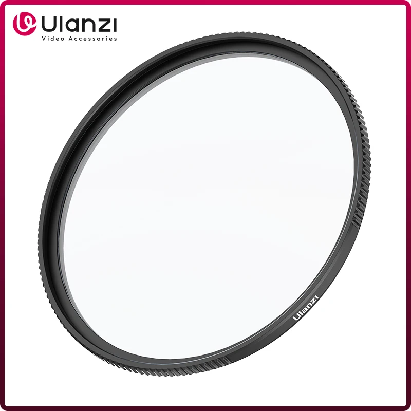 УФ-фильтр Ulanzi UV01, ударопрочный защитный объектив камеры 40,5 мм 43 мм 46 мм 49 мм 52 мм 55 мм 58 мм 62 мм 67 мм 72 мм 77 мм 82 мм для DSLR