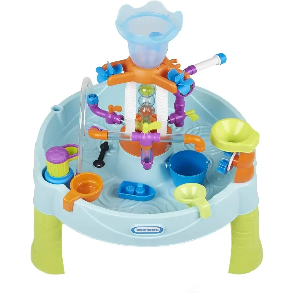 

%a Water Table Kids, Flowin' Fun Water Table, 2 + Years with 13 Interchangeable Pipes, Toy Gift for Kids