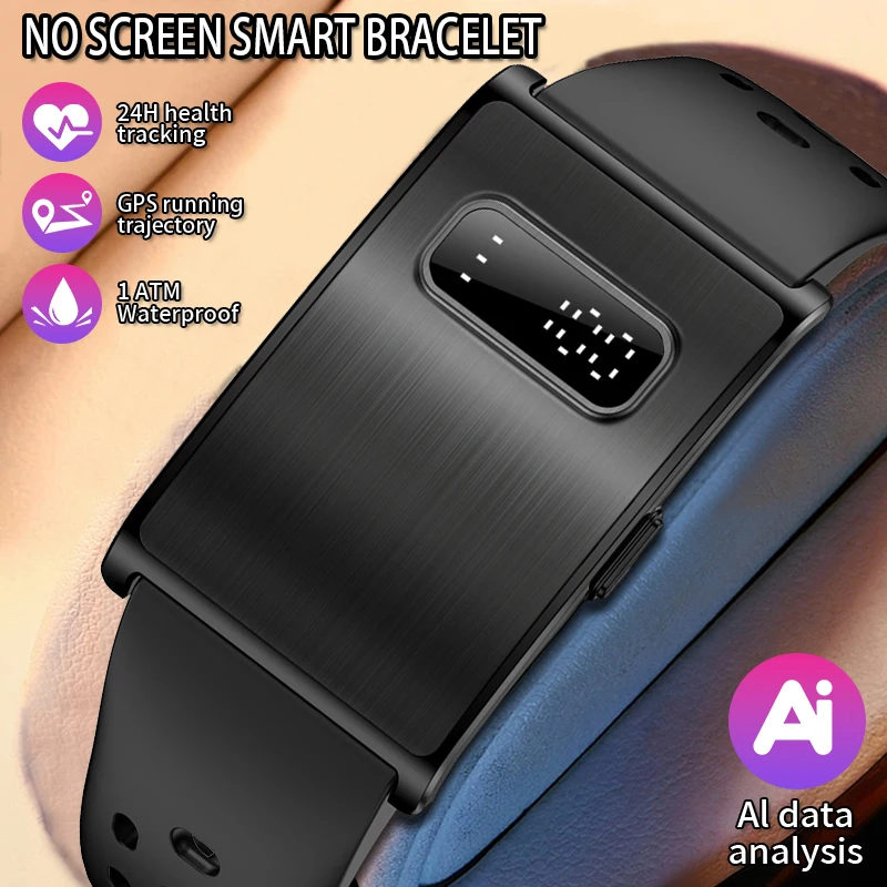 2026 GPS Trajectory Smart Bracelet AI Health Fitness Tracker Blood Pressure Monitor Waterproof Smart Watches Time Display Sports