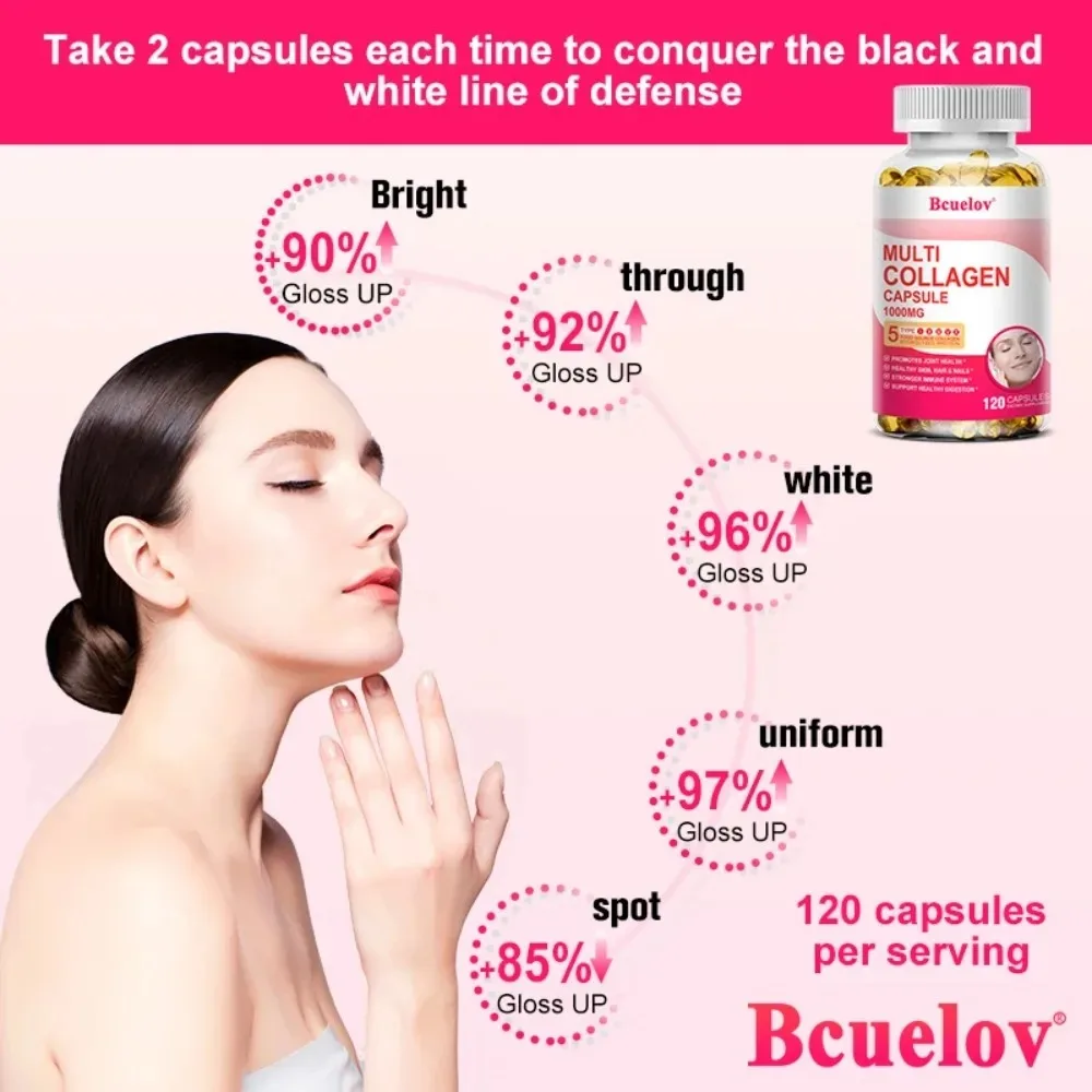 Collagen Complex Capsules - Supports Joint, Skin, Bone and Digestive Health, Efficiently Absorbed, and Maintains Overall Health