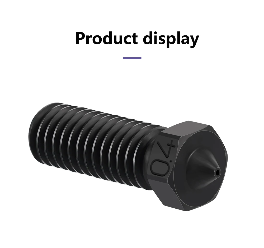 E3D Volcano Düse Hartstahl Messing PTFE plattiert 3D-Druck für Vyper Artillery Sidewinder X1&X2 Genius Pro Hotend – Detail 8