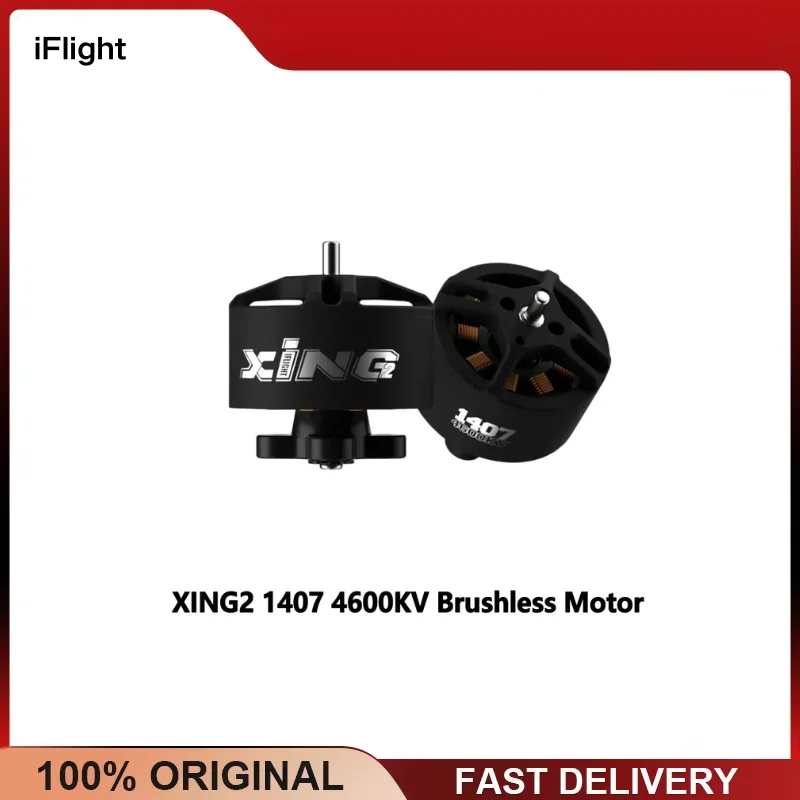 iFlight XING2 1407 4600KV Brushless Motor 3-4S for 3-4 inch FPV Racing Freestyle Drone Lightweight RC Parts
