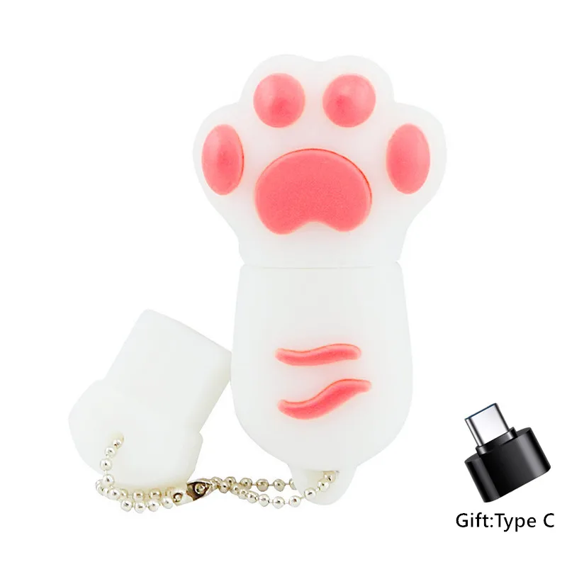 High-Speed CAT USB Flash Drive 32G Durable Data Storage TYPE C Stick Pen U Disk Multiple Capacities 128GB 64GB 32GB 16GB 8GB 4G - view 4