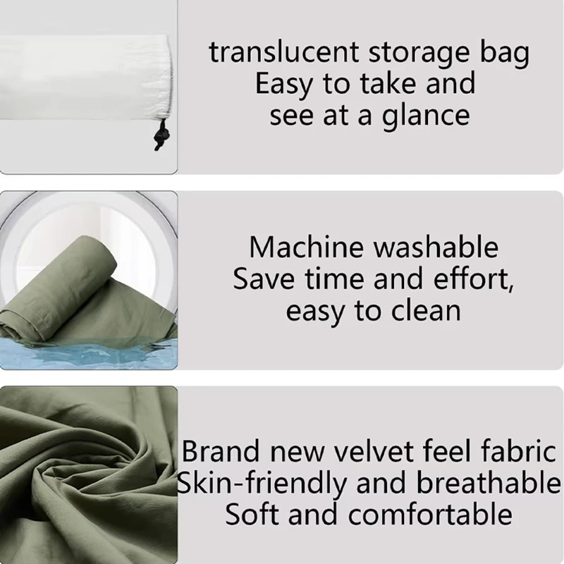 Saco de dormir Featherlight: sobre de nailon elástico de 128 g, sábana de viaje y acampada ultracompacta con diseño de movilidad mejorado ​