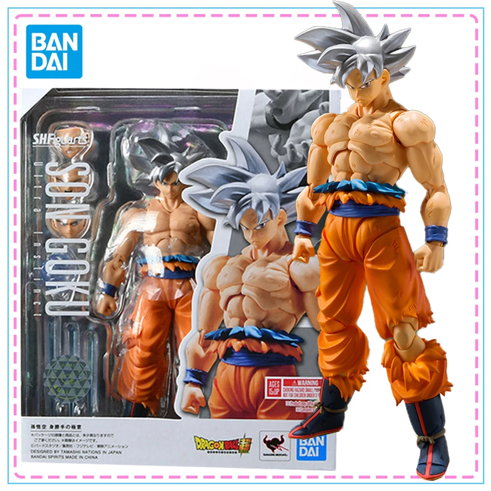 

Bandai S.H.Figuarts Dragon Ball Son Goku Ultra Instinct Action Figure Genuine SHF Model Kit Collection Model Kids Toys Gifts