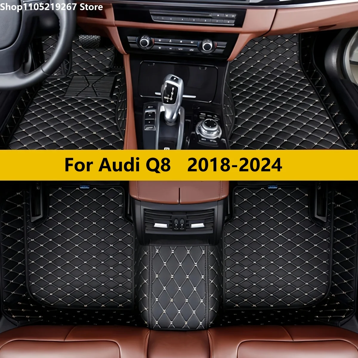 

Автомобильные коврики для Audi Q8 2018-2024: Кожаные, текстильные, для пола салона