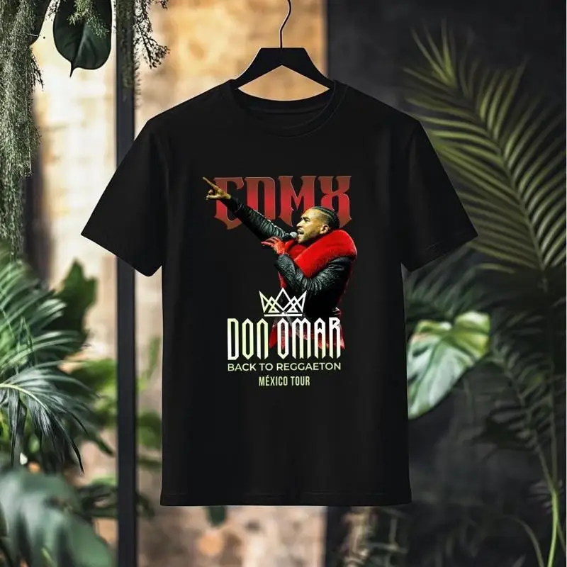 Don Omar Back to Reggaeton Tour T Shirt For S 3XL s Men and Women