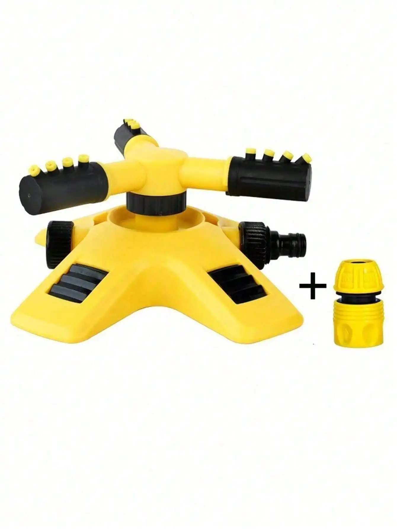 360° Rotating Lawn Sprinkler Garden Irrigation System, Multi-Angle Large Area Coverage Lawn Sprinkler For Garden Lawn Irrigation And Roof Cooling, 360 Degree Rotating Spray Head Gardening Irrigation Tool Series Sprinkler Device For Lawn Greening