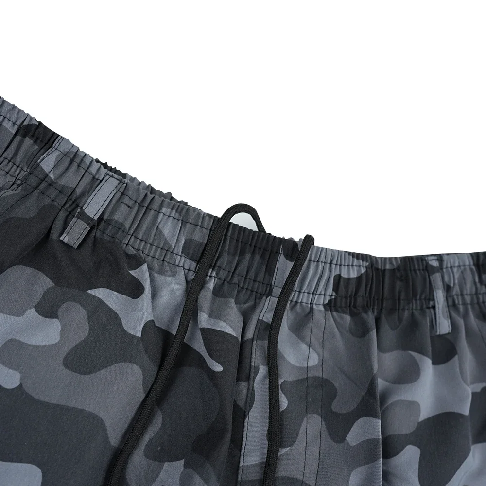 Motion Hoop Cargo Shorts Men Basketball Line Art 4-Way Stretch Fabric 4 Functional Pockets Breathable Gym Essentials