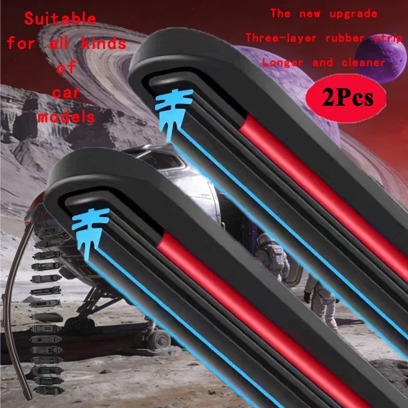 

For Cadillac XT6 2020 2021 2022 2023 2pcs Brushes Washer Windscreen Windshield Windows Wipers Accessories Car Front Wiper Blades