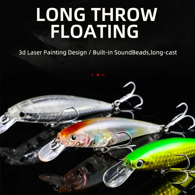 M54 Bearking 7.8cm 9.2g New 1PC Arrival Hot Sale Minnow Hard Fishing Lure Bait Fresh Water Fishing Tackle Artificial Lures Bait view 4