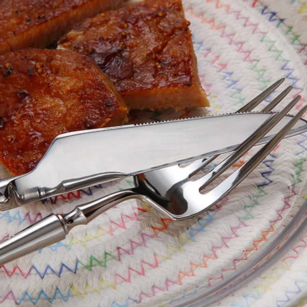 

Stainless Steel Forks European Small Waist Design Dinner Fruit Serving Forks Mirror Polished Lightweight For Home