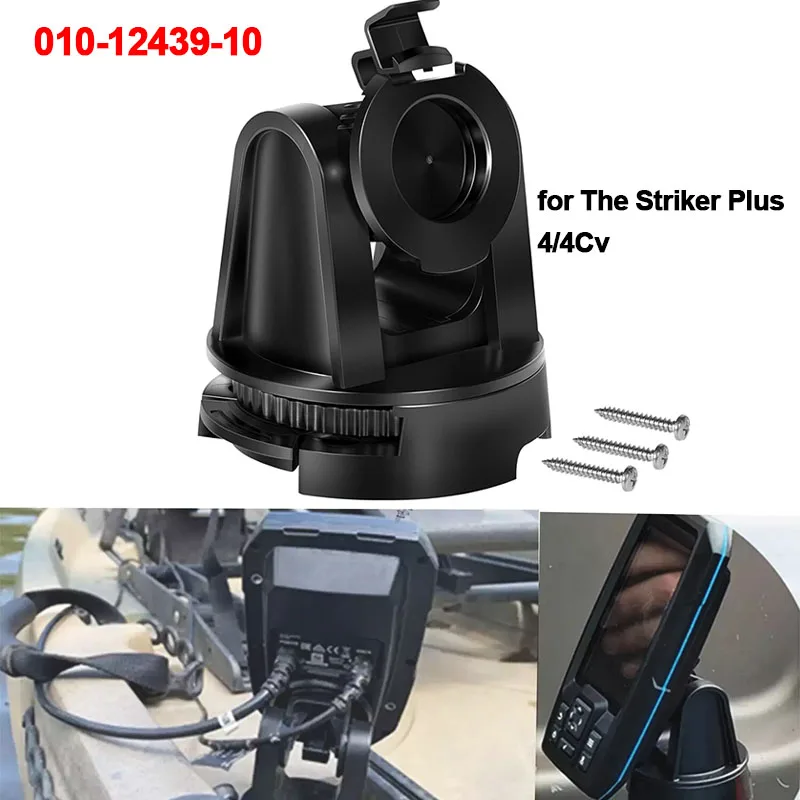 010-12439-10 Tilt/Swivel Mount for Garmin Striker 4/Plus 4/4Cv, Kayaking, Boating and Stand-Up Paddle Board Accessories