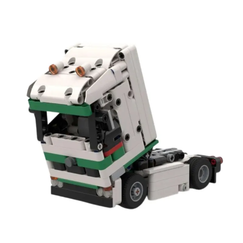 

MOC-174484 417 шт., креативный грузовик, сделай сам, сборка мелких частиц, строительный блок, образовательная игрушка, модель, подарочный набор, орнамент