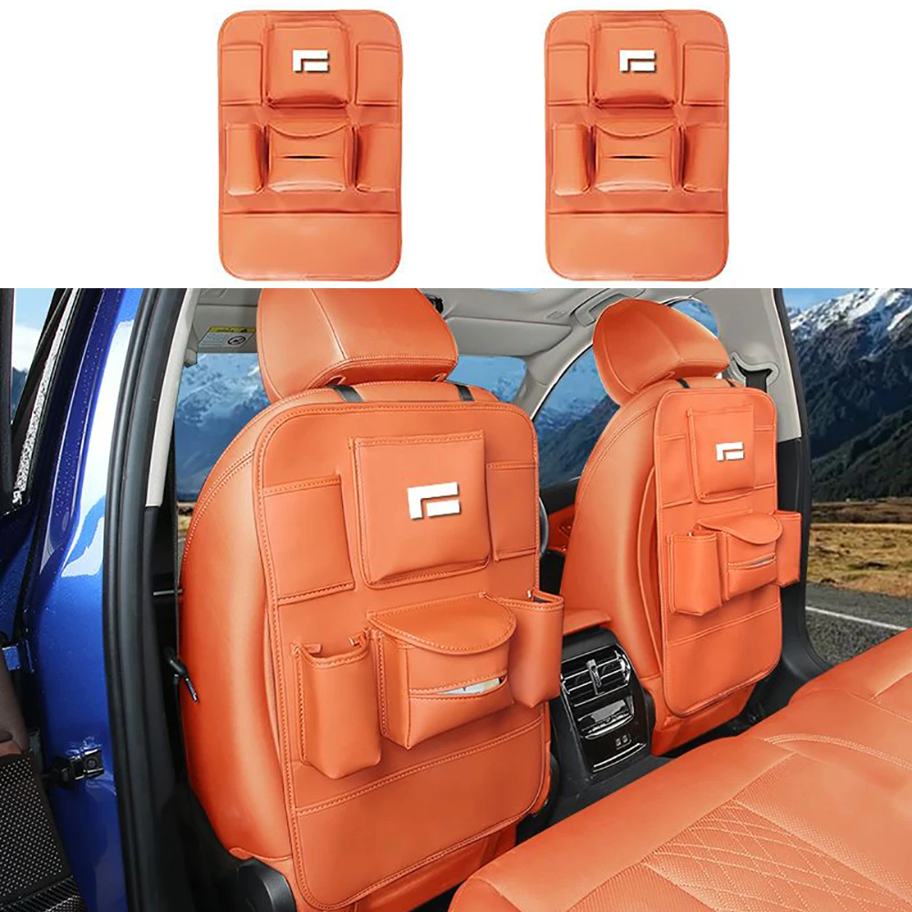 

Car Seat Backrest Storage Bag Storage Box Anti Kick Pad Storage Box Fit For BAIC JISHI Polestone 01 Rox 01 Interior Accessories