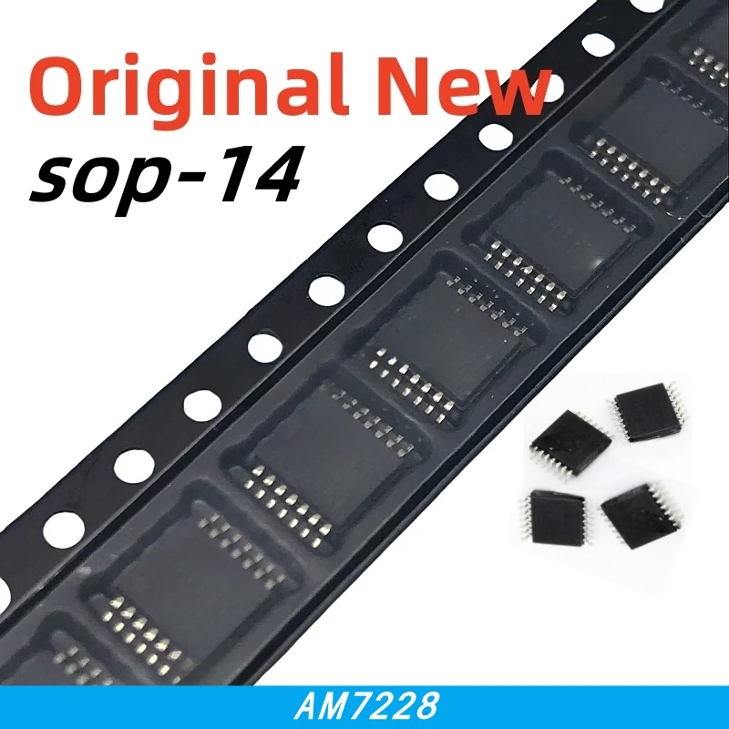 

10pcs 100% New AM7228S AM7228 7228 sop-14 Chipset