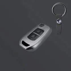 2 Button TPU Car Key Ring Case Cover Holder Shell Holder Protector For Renault Megane Logan 2 Stepway Sandero Twingo Kangoo