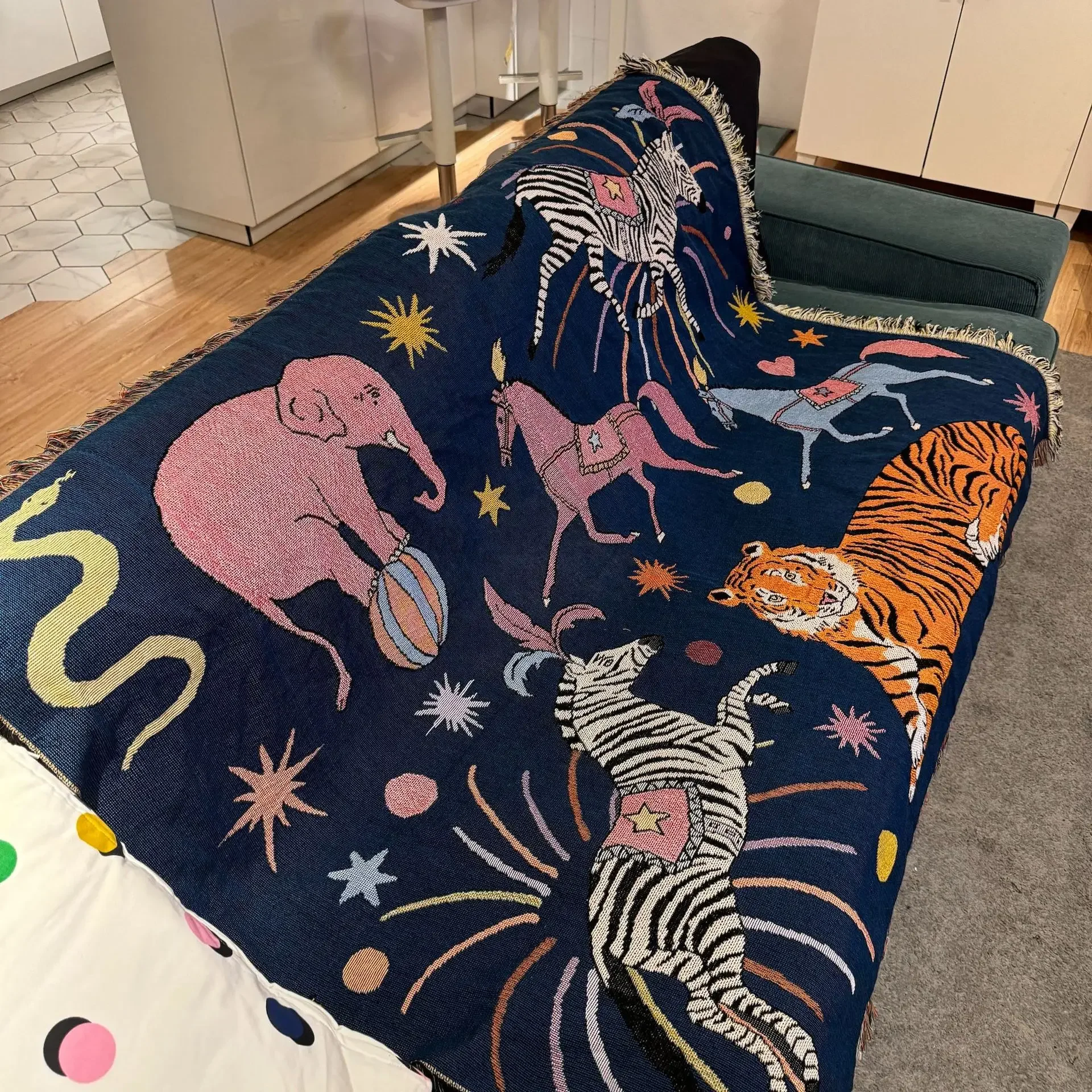 Funny Zebra Blanket Thickened Full Cover Universal Sofa Blanket Office Nap Air Conditioning Blanket Cover Blankets Cartoon deken